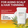 Hair Care Serum with Massage Brush Applicator – Thickening & Hair Regrowth Scalp Treatment for Fuller, Stronger Hair
