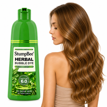 StumpBee - Hair Dye Shampoo 3 in 1, Herbal Hair Color Shampoo for Women & Men, Gray Hair Coverage, Easy to Use, 420ml